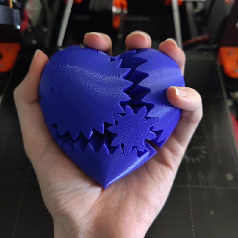 💗3D Printed Heart Gears💗