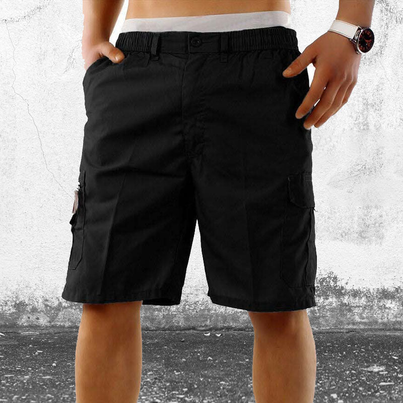 Men’s Elasticated Waist Cargo Shorts