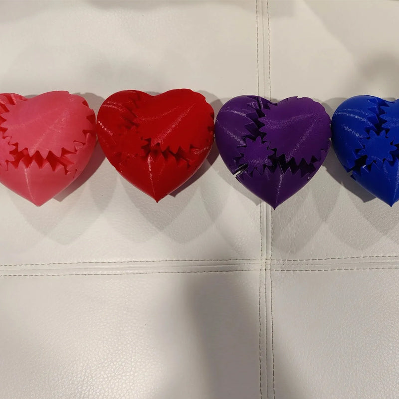 💗3D Printed Heart Gears💗