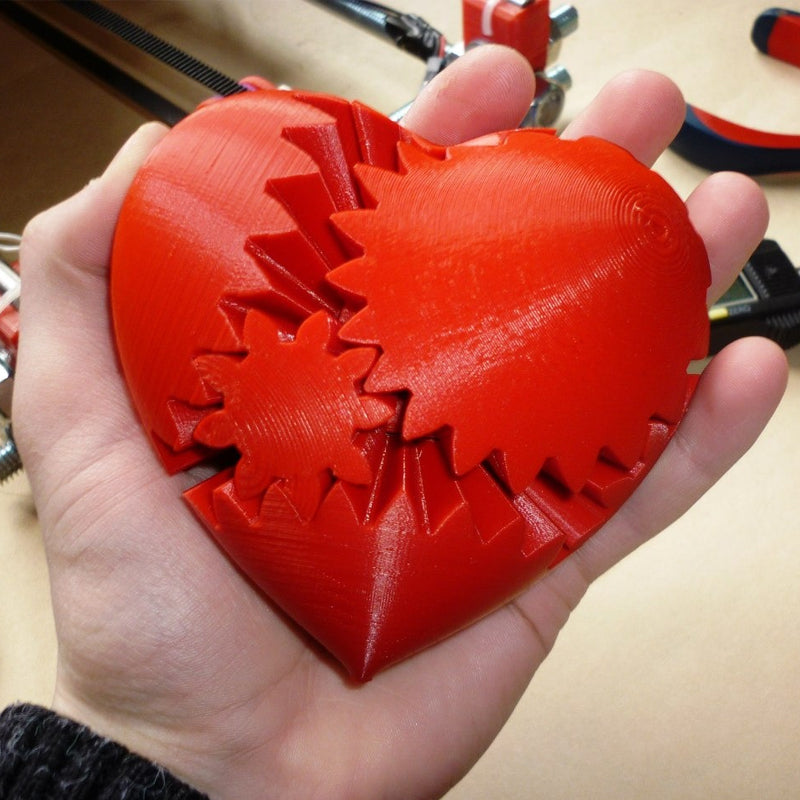 💗3D Printed Heart Gears💗