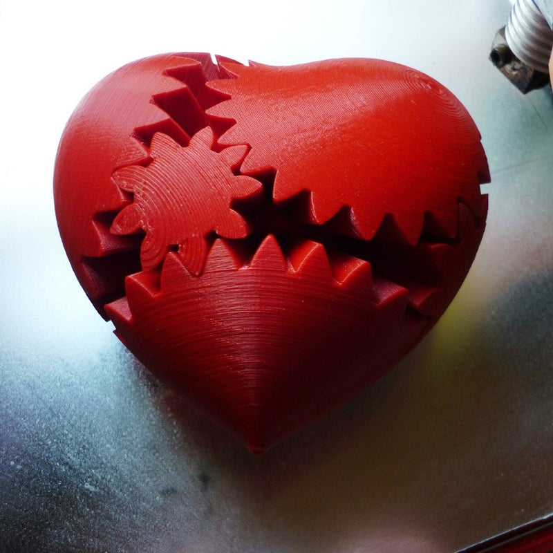 💗3D Printed Heart Gears💗