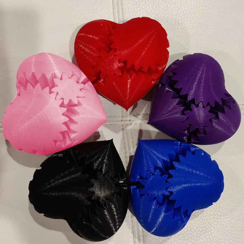 💗3D Printed Heart Gears💗