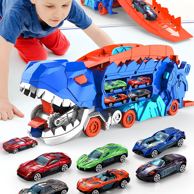 Transport Dinosaur Truck with Foldable Sliding