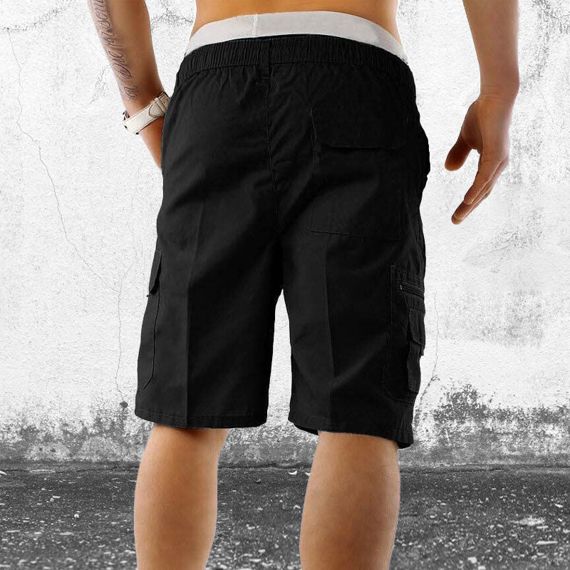 Men’s Elasticated Waist Cargo Shorts