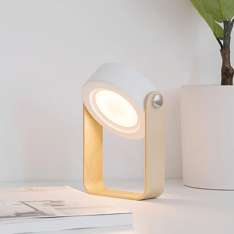 Creative Wooden Telescopic Lamp