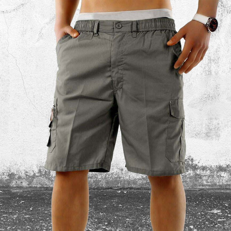 Men’s Elasticated Waist Cargo Shorts
