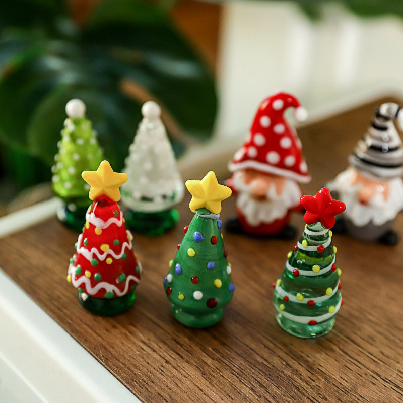 Handmade Glass Christmas Decor