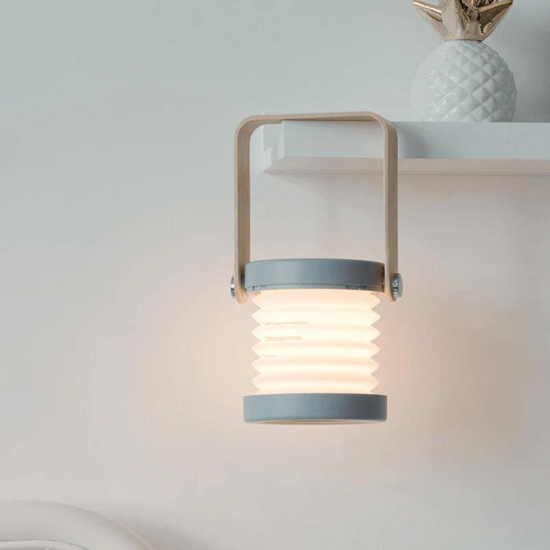 Creative Wooden Telescopic Lamp