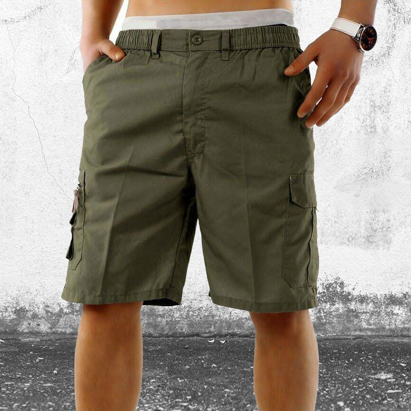 Men’s Elasticated Waist Cargo Shorts