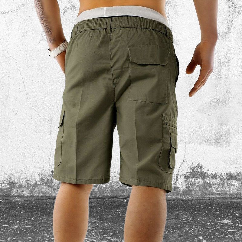 Men’s Elasticated Waist Cargo Shorts