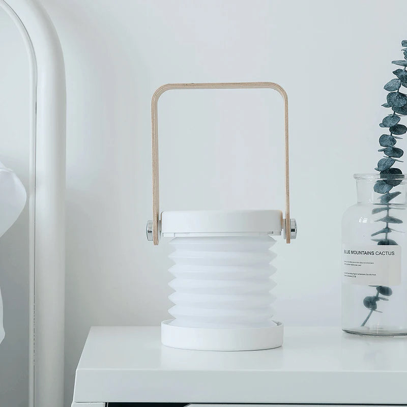 Creative Wooden Telescopic Lamp