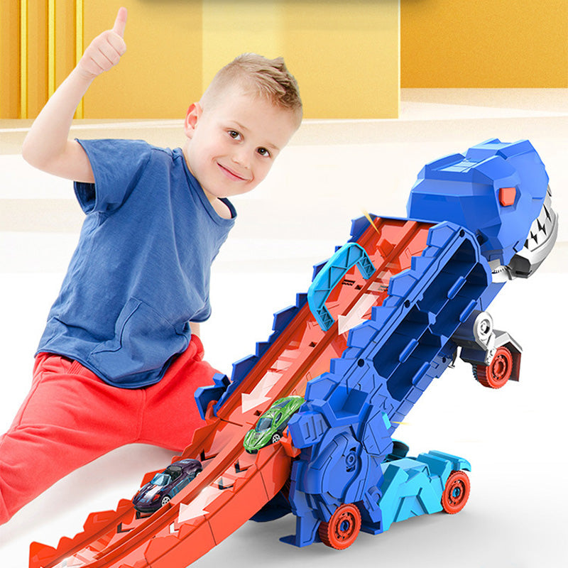 Transport Dinosaur Truck with Foldable Sliding
