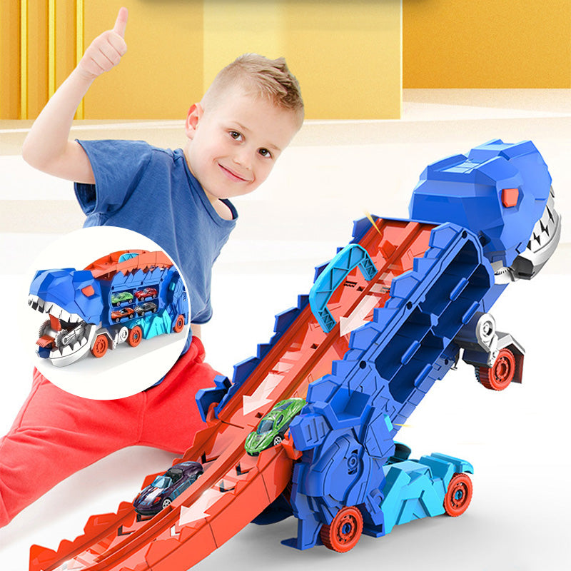 Transport Dinosaur Truck with Foldable Sliding