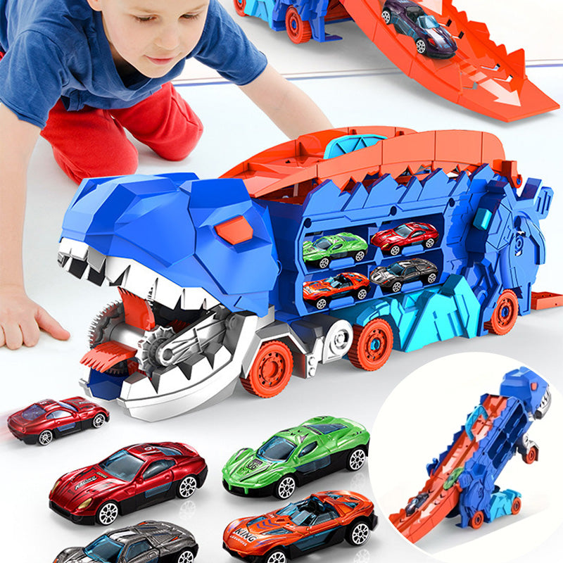 Transport Dinosaur Truck with Foldable Sliding
