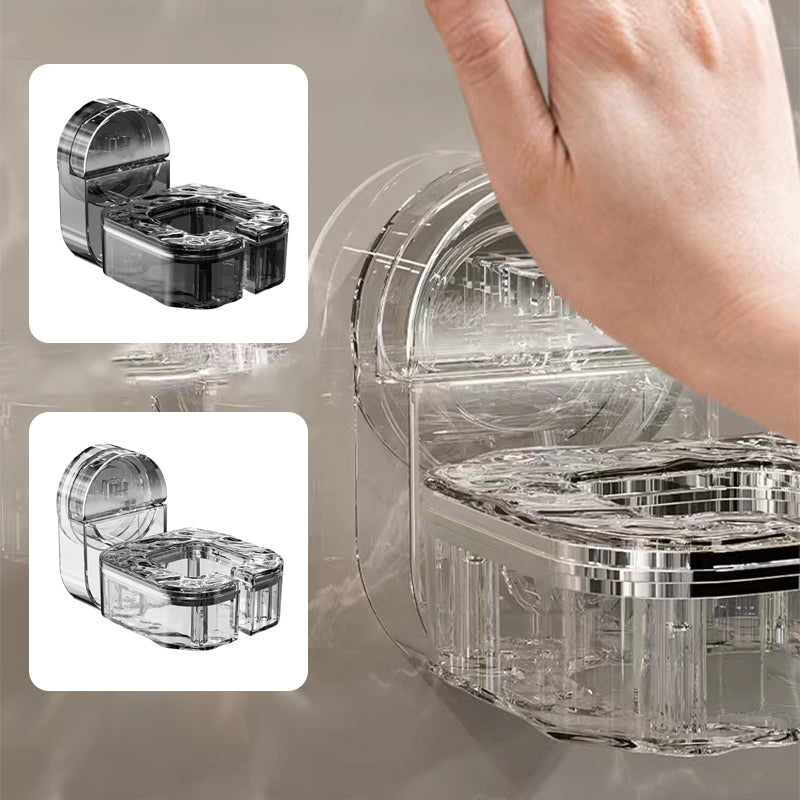Rotating Hair Dryer Rack Punch-Free