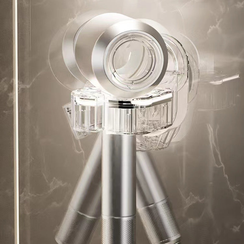 Rotating Hair Dryer Rack Punch-Free
