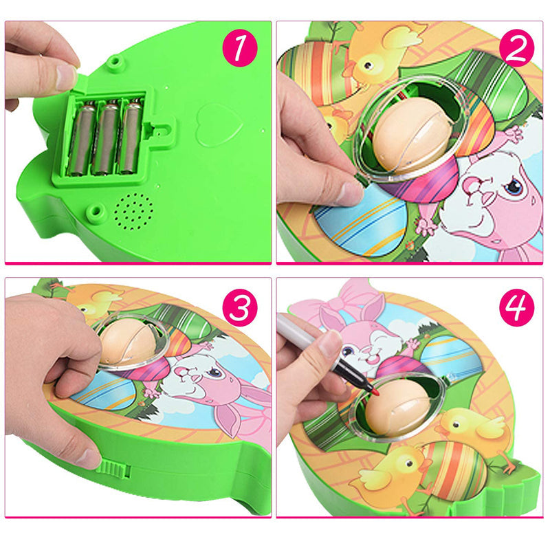 Easter Egg Automatic Decorating Kit （machine+pens）