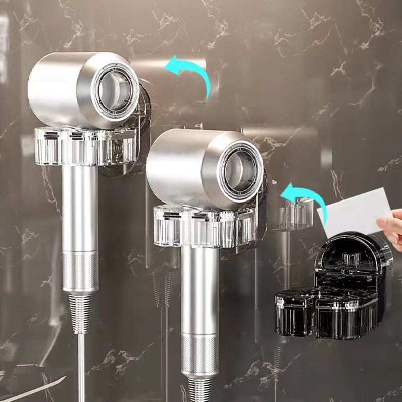 Rotating Hair Dryer Rack Punch-Free