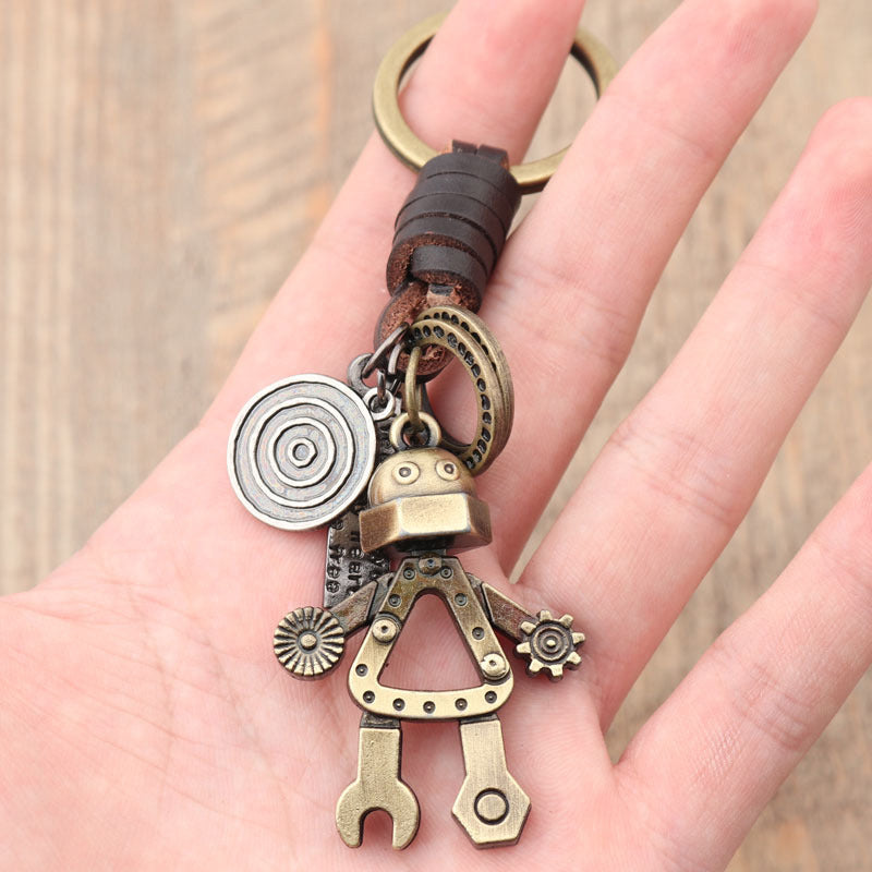 Wrench Robot Keychain