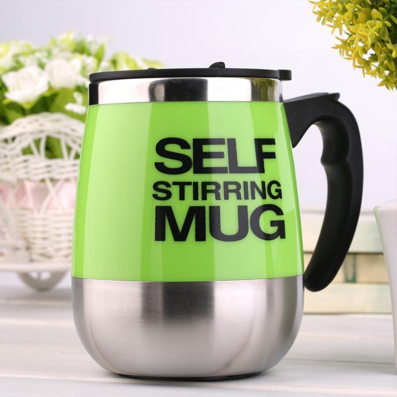 Autoagitable taza para café, zumo, leche, 6 colores