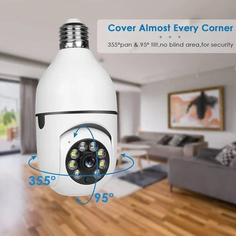 Wireless Wifi Light Bulb Camera / Security Camera