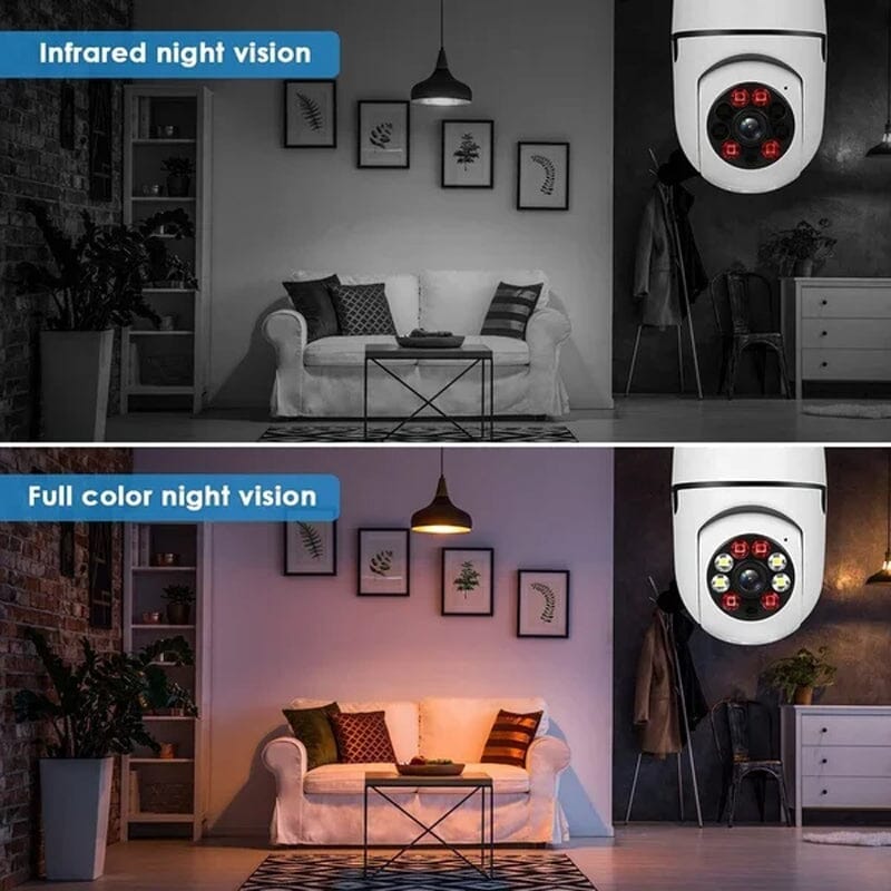 Wireless Wifi Light Bulb Camera / Security Camera