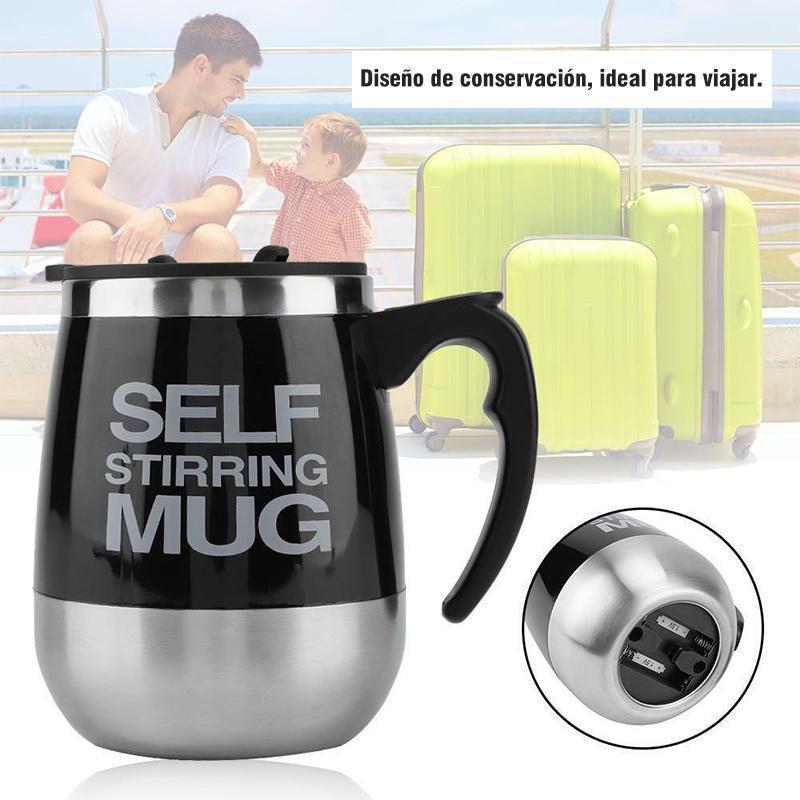 Autoagitable taza para café, zumo, leche, 6 colores