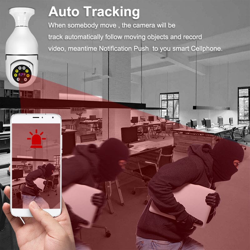 Wireless Wifi Light Bulb Camera / Security Camera