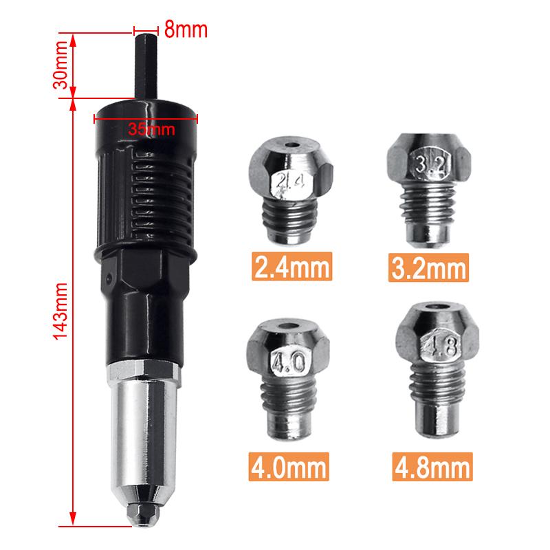 【🔥50% OFF🔥】High-Grade Rivet Gun Drill Extension