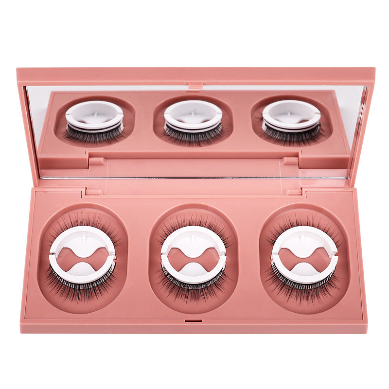 Glue-free Self-adhesive False Eyelashes(3 pairs)